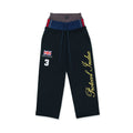 3 Layered Sweat Pants - Black