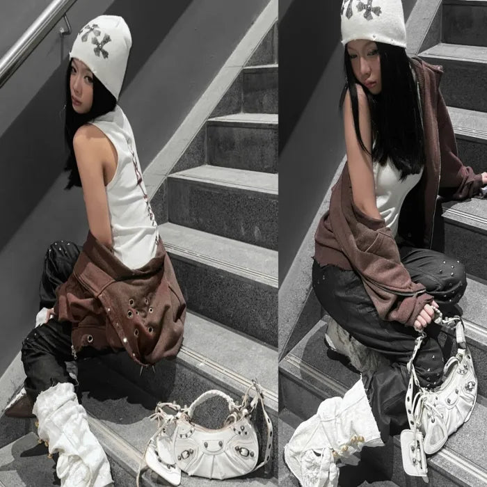 LIMITED HOODIE BOXY “SCARRED WASH”