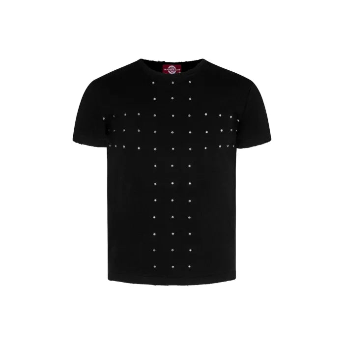 REGULAR T-SHIRT – CROSS STUD / ANGEL BACK