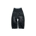 MBI | UNDERWEAR CUT UP JEANS - FADED BLACK
