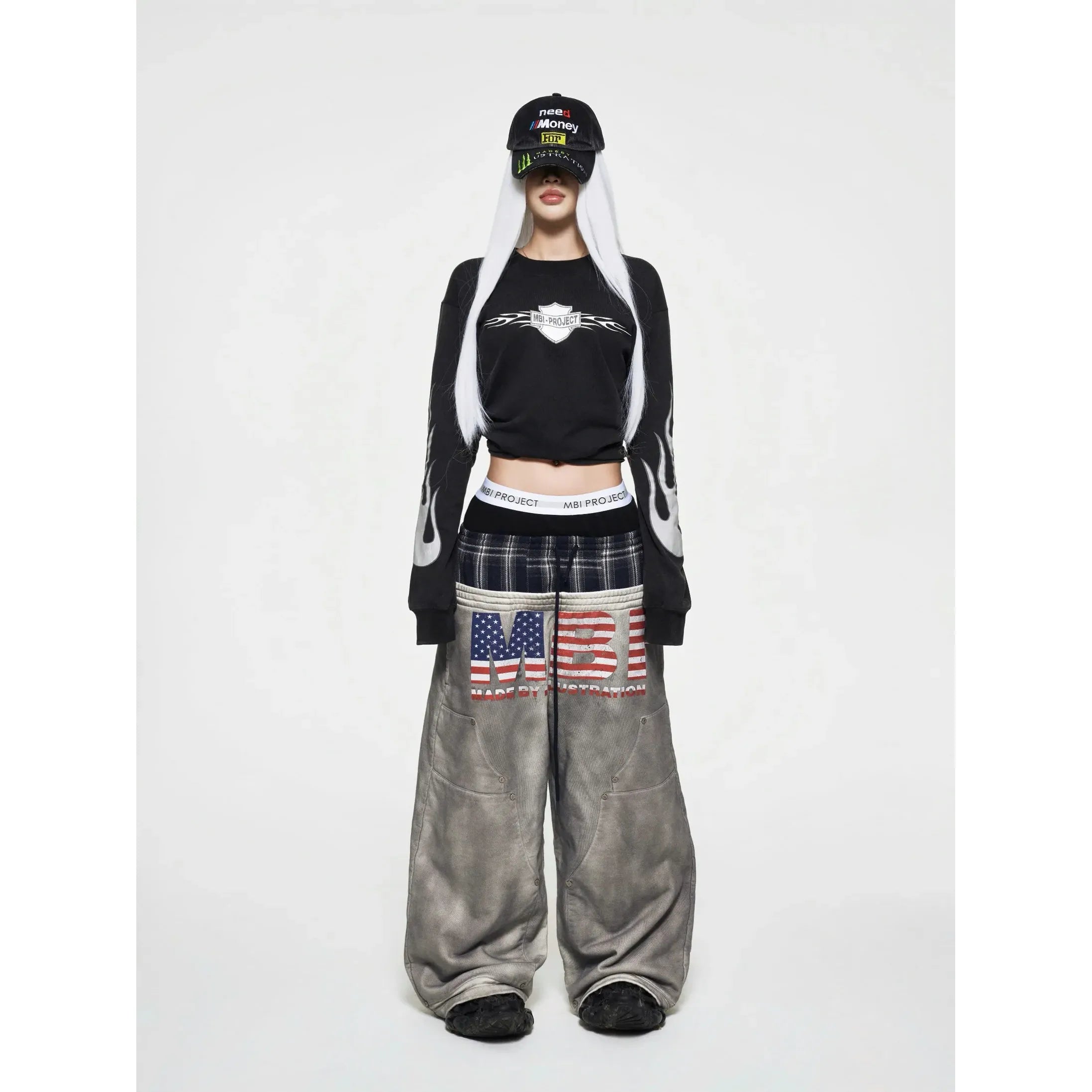 MBI | TRIPLE WAISTED SƯEATPANTS - DIRTY GRAY