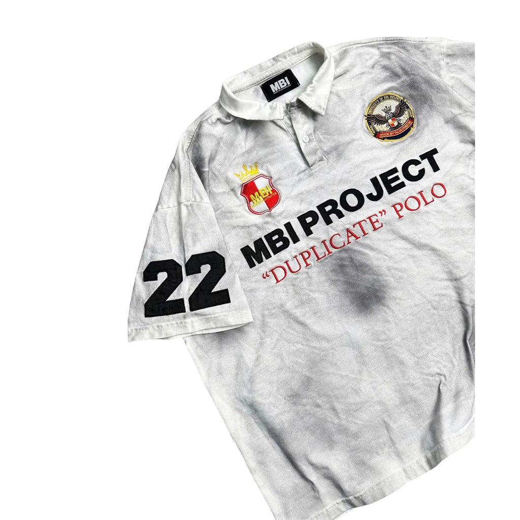 MBI | UNIFORM WASHED POLO - DIRTY WHITE