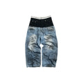 MBI | UNDERWEAR CUT UP JEANS - DIRTY INDIGO
