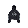 MBI | FADE TO FLAME ZIP HOODIE - FADED BLACK