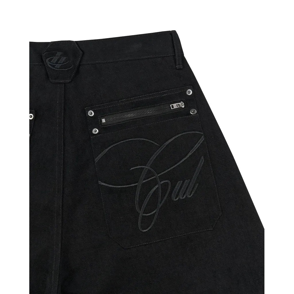 Insane® Rough Edge Jorts - Black