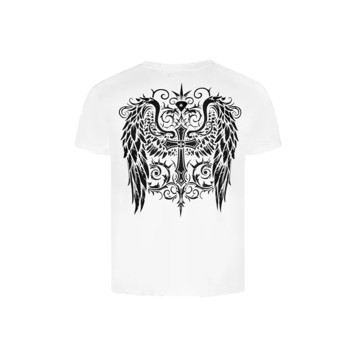 REGULAR T-SHIRT – CROSS STUD / ANGEL BACK
