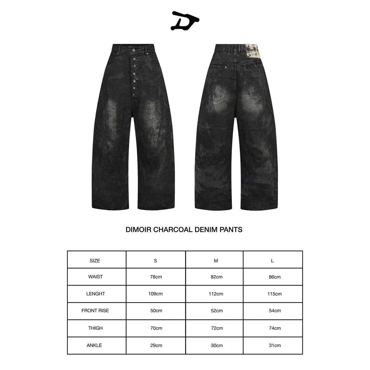 DIMOIR CHARCOAL DENIM PANTS