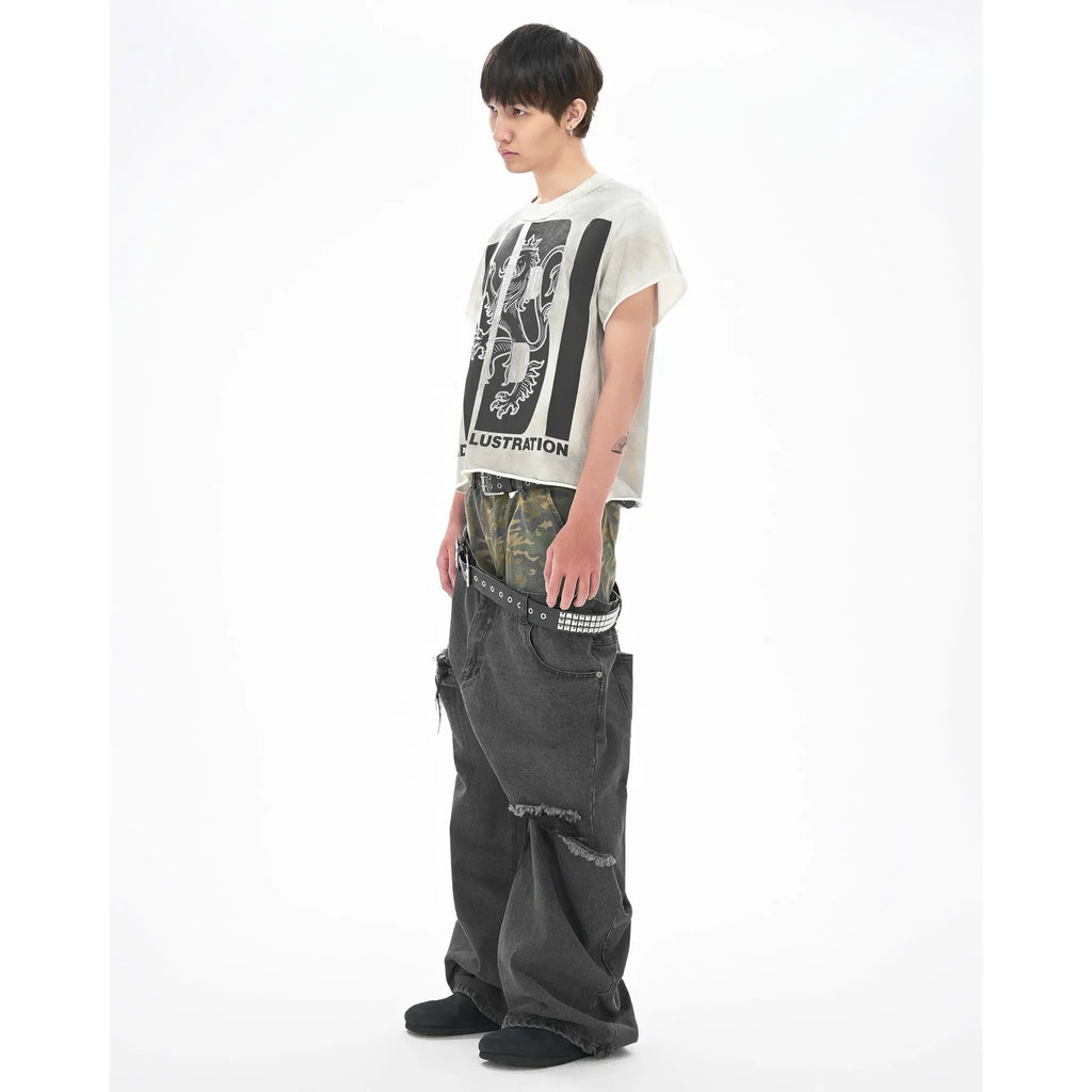 MBI | CUT OFF T - Dirty White