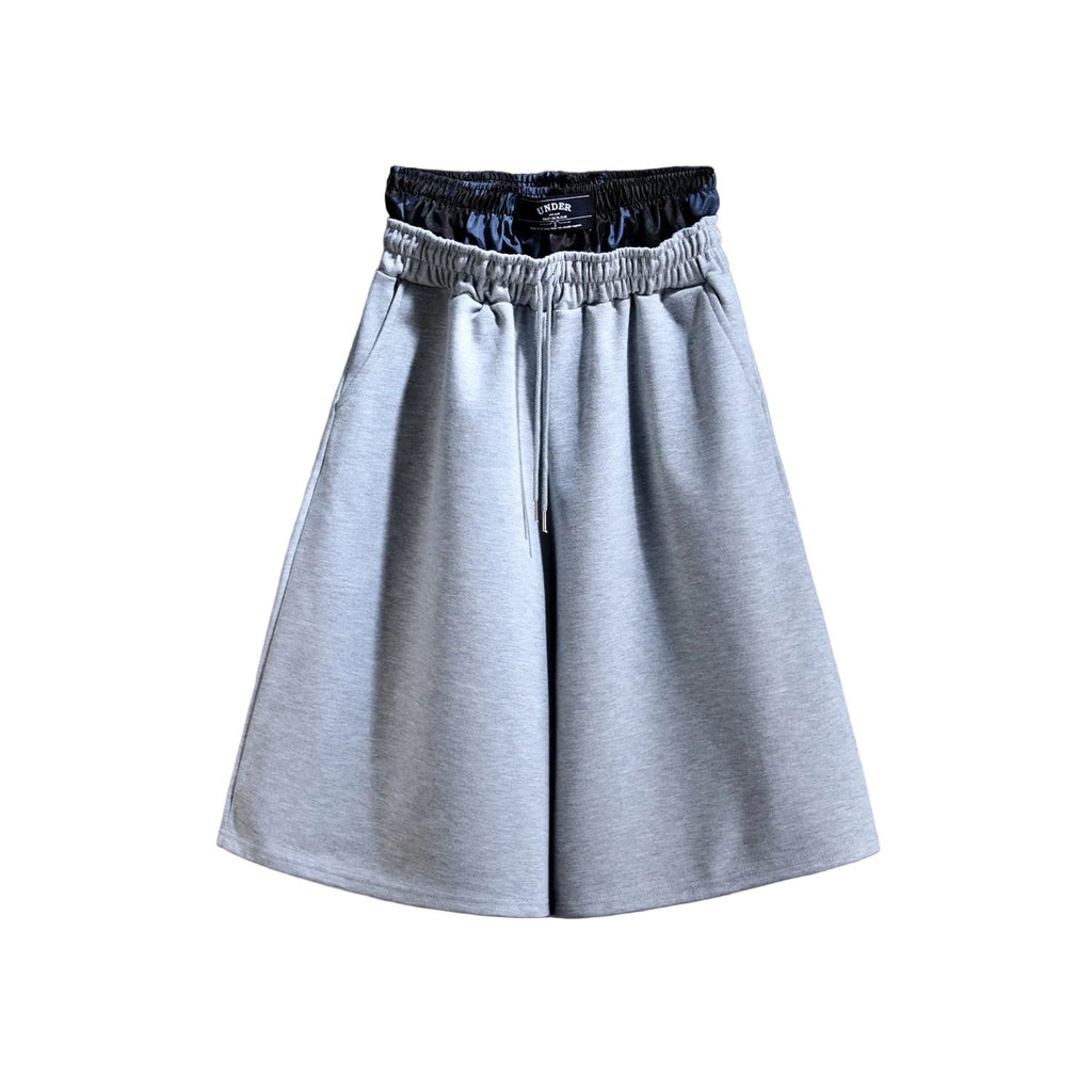 Camo Sagging Bermuda Pants - Grey