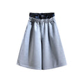Camo Sagging Bermuda Pants - Grey