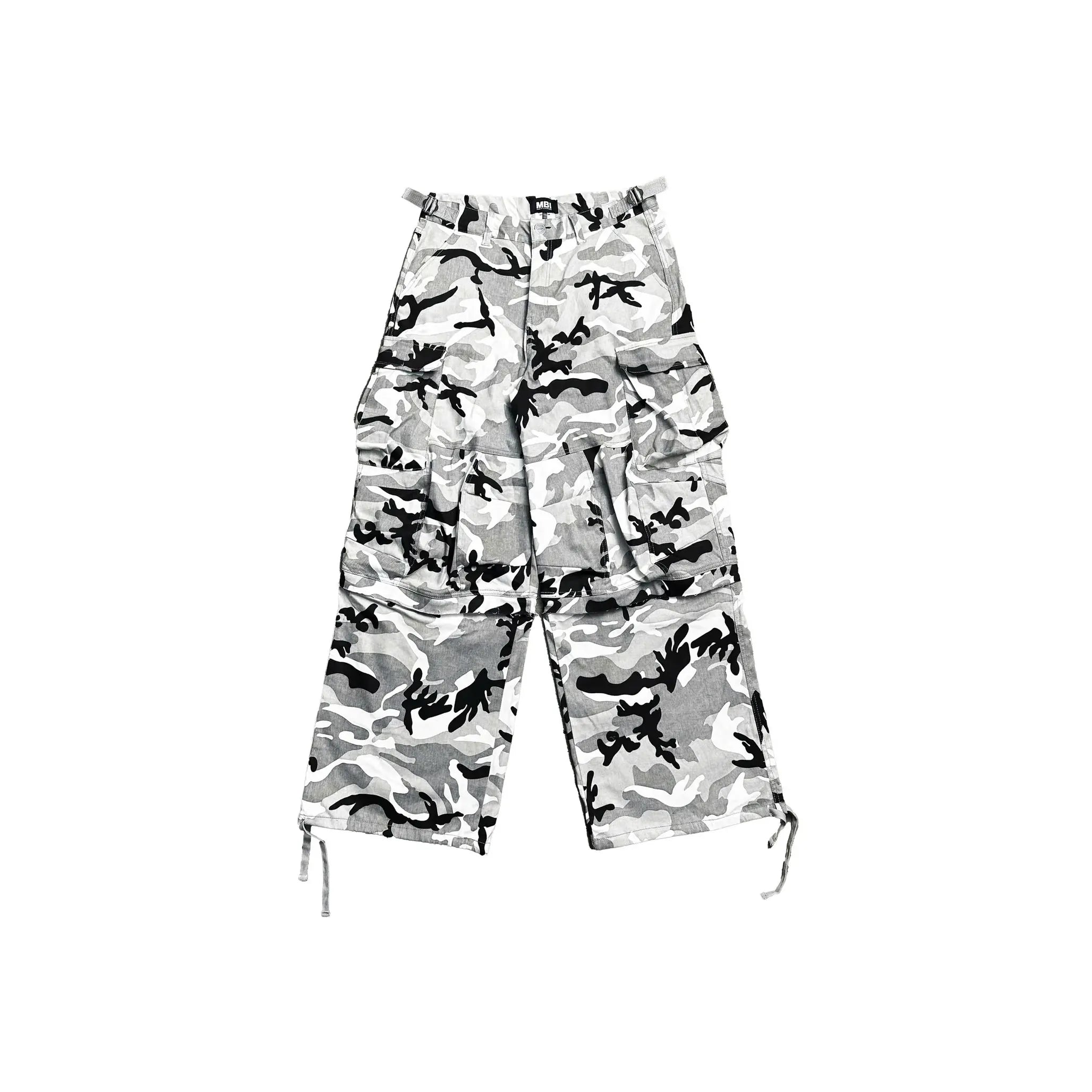 MBI | 2IN1 FADED MILI PANTS - PANDA CAMO