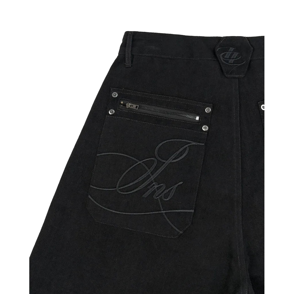 Insane® Rough Edge Jorts - Black