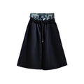 Camo Sagging Bermuda Pants - Black