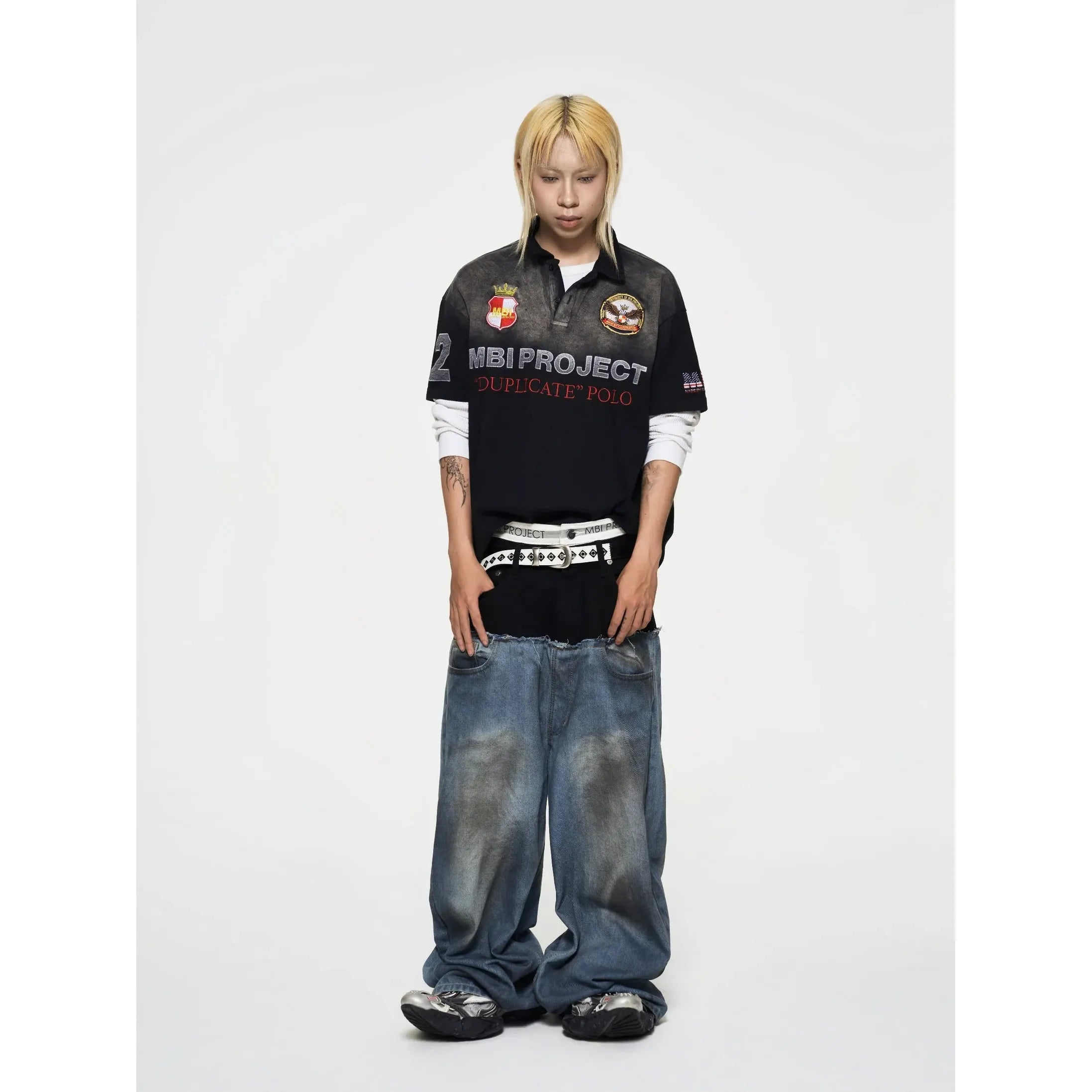 MBI | UNDERWEAR CUT UP JEANS - DIRTY INDIGO