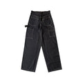 REVERSE DOUBLE KNEE RAW DENIM