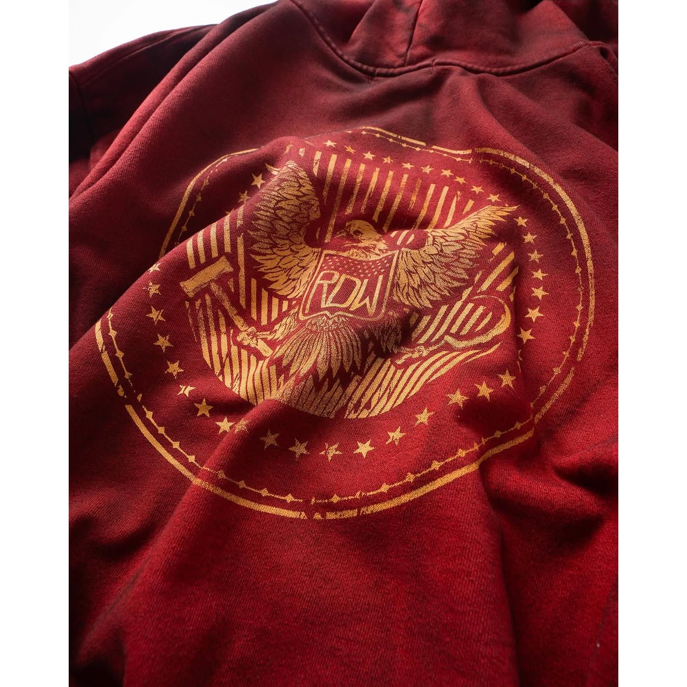 RDW BIG LOGO DIRT ZIP-UP HOODIE