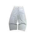 Core Button Balloon Pants - White