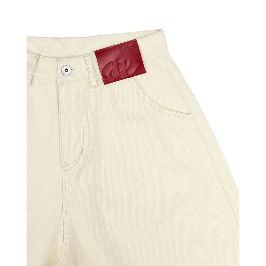 Insane® Rough Edge Jorts - White