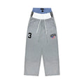 3 Layered Sweat Pants - Grey