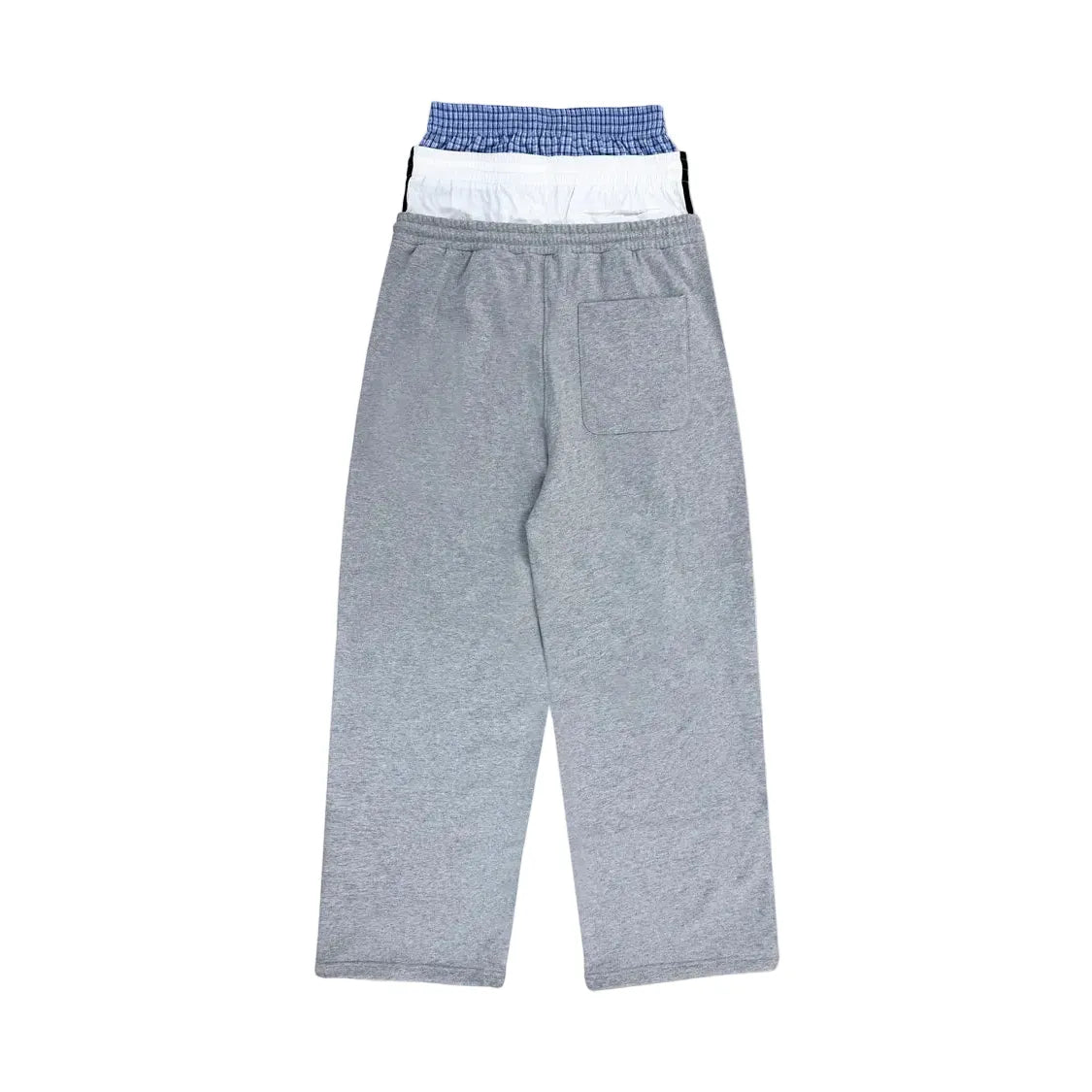 3 Layered Sweat Pants - Grey