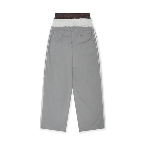 3 Layered Track Pants - Grey