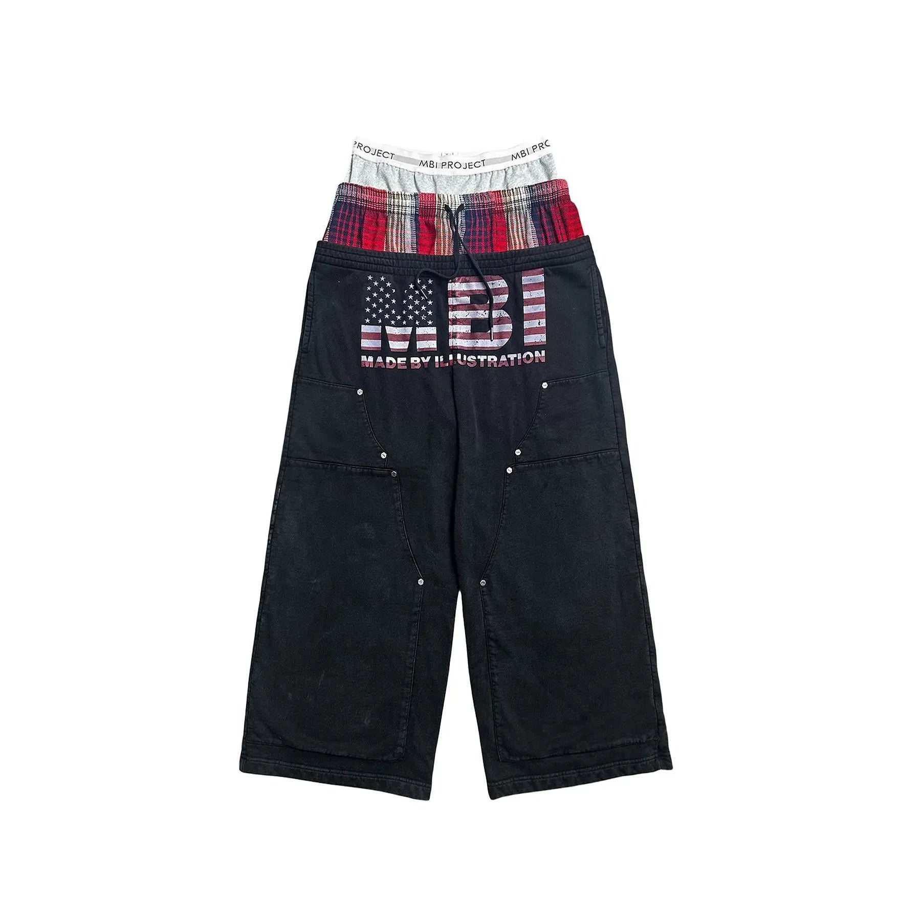 MBI | TRIPLE WAISTED SWEATPANTS