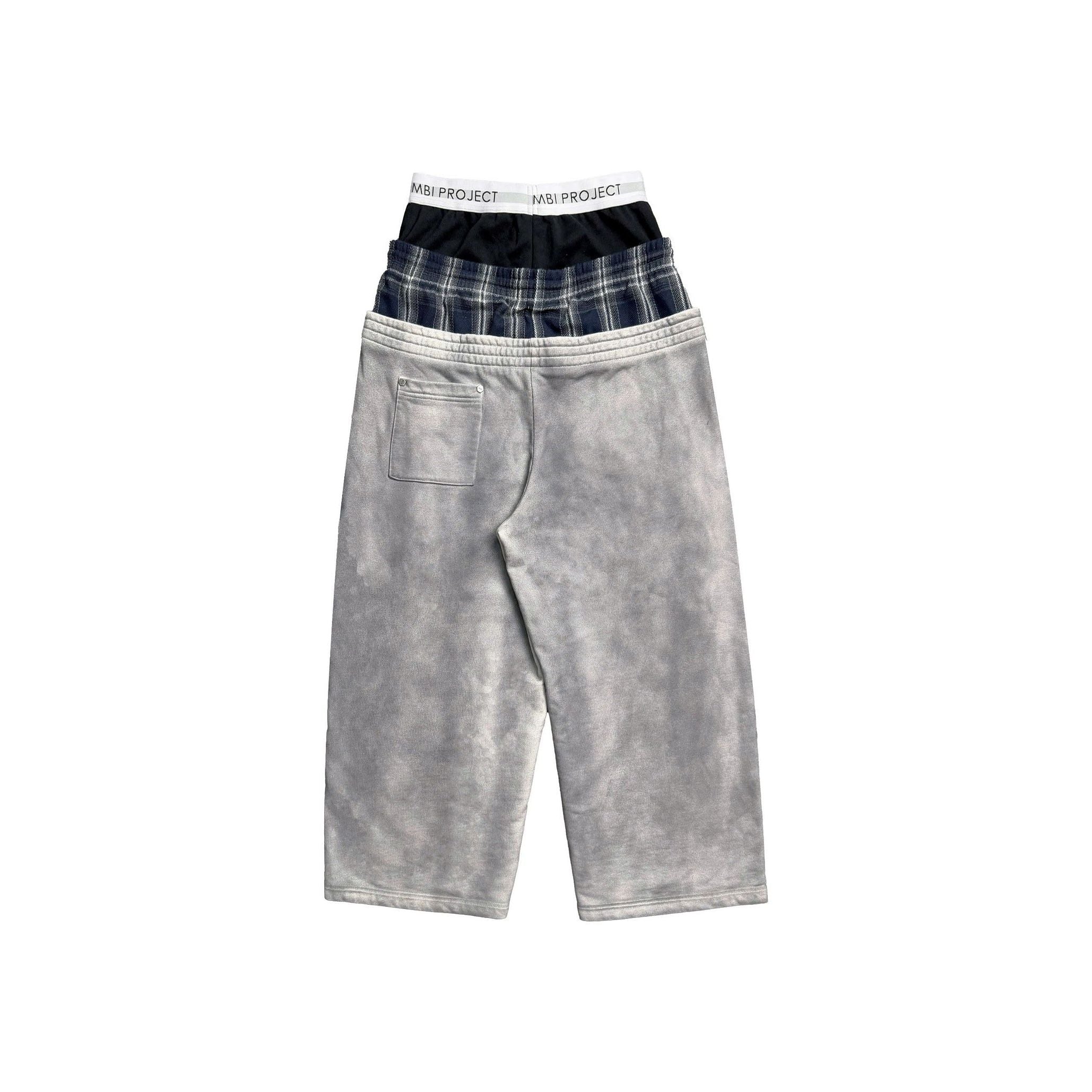 MBI | TRIPLE WAISTED SƯEATPANTS - DIRTY GRAY