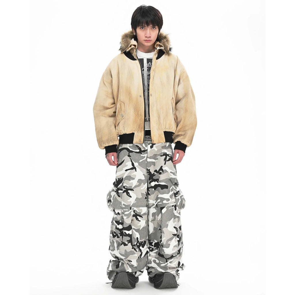 MBI | 2IN1 FADED MILI PANTS - PANDA CAMO