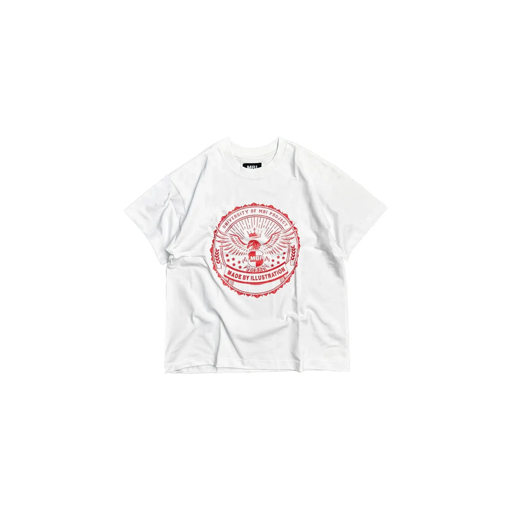 MBI | UNIVERSITY LOGO TEE - BLACK/WHITE