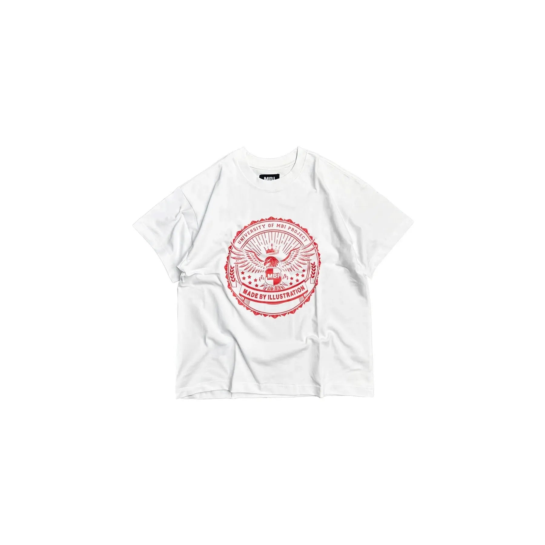 MBI | UNIVERSITY LOGO TEE - BLACK/WHITE