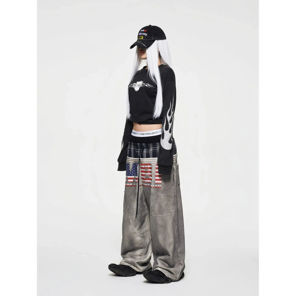 MBI | TRIPLE WAISTED SƯEATPANTS - DIRTY GRAY