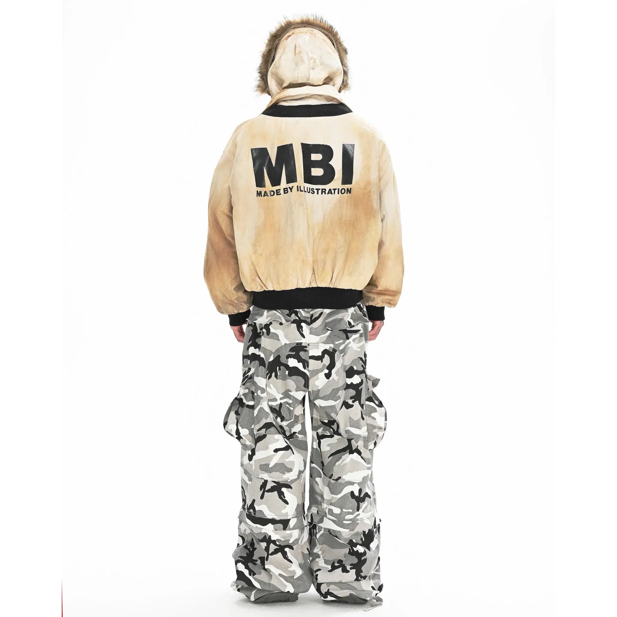 MBI | 2IN1 FADED MILI PANTS - PANDA CAMO