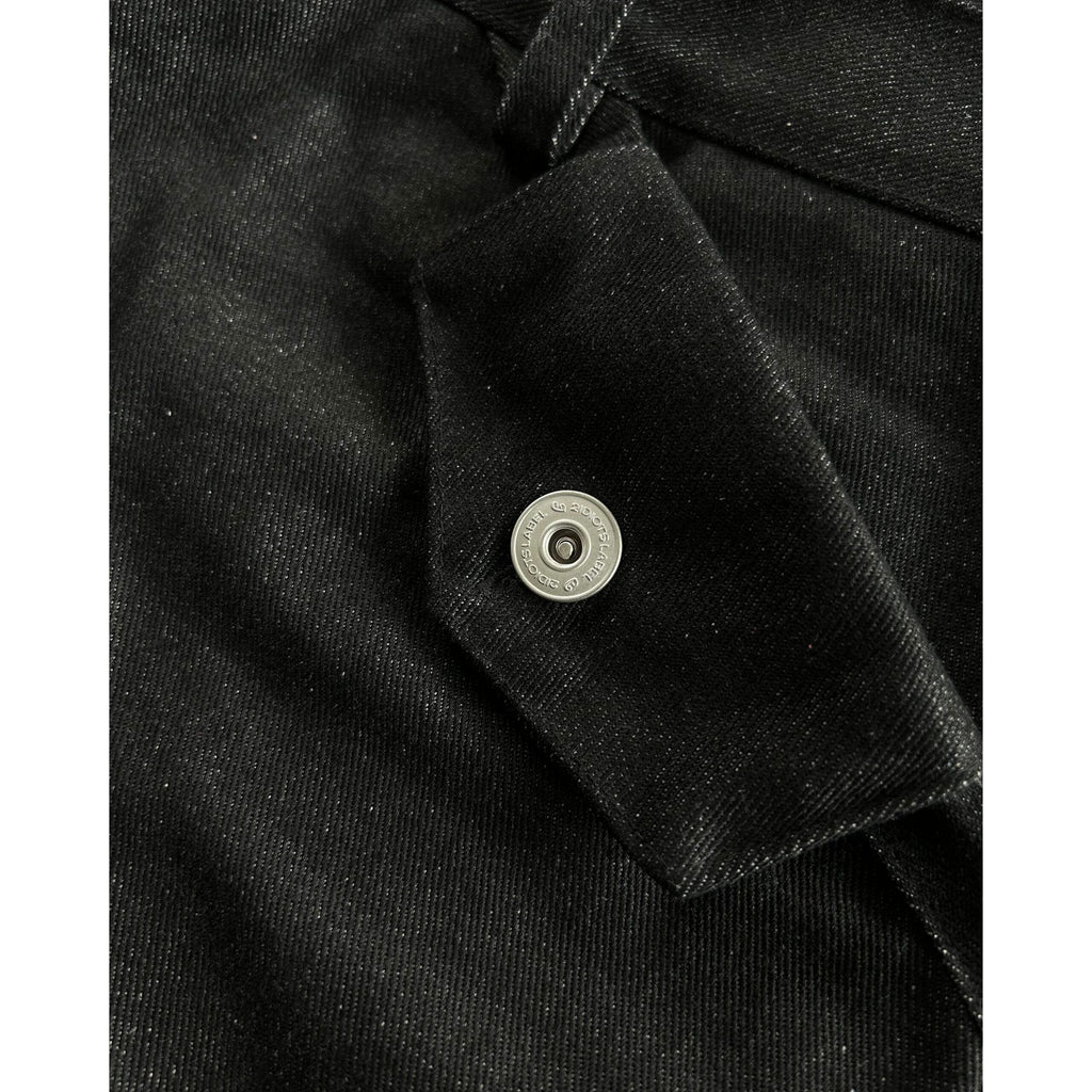 WIDE FIT RAW DENIM PANTS