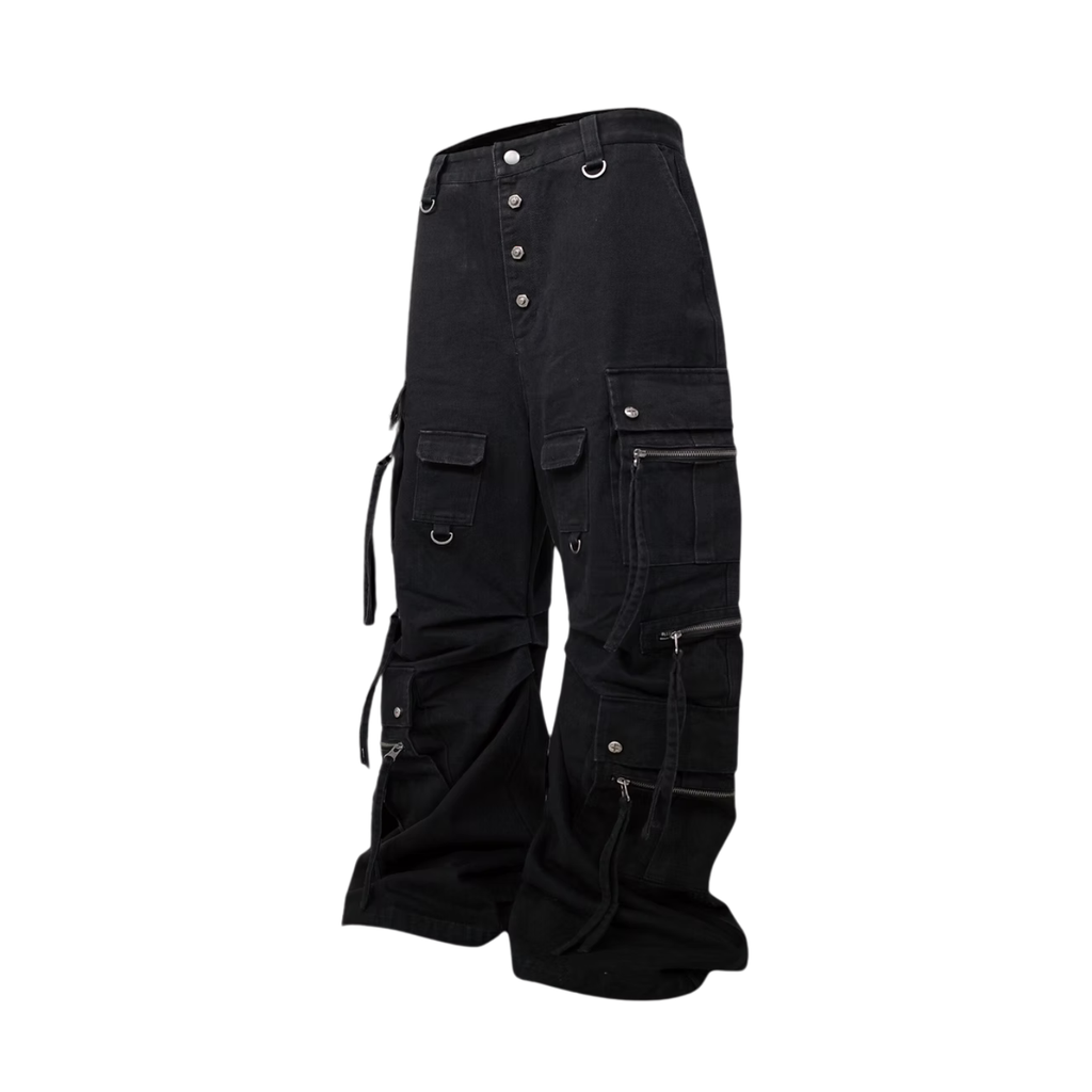 【ROSEN KREUZ】CURVE FIT LONG CARGO PANTS