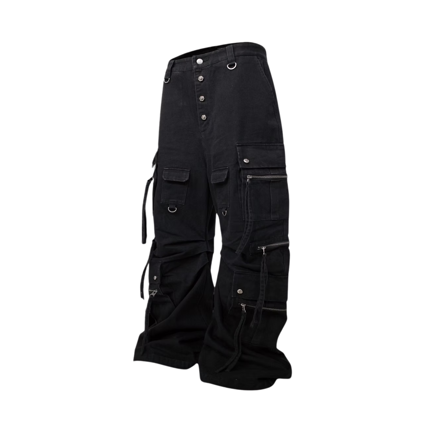 【ROSEN KREUZ】CURVE FIT LONG CARGO PANTS