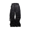 【ROSEN KREUZ】CURVE FIT LONG CARGO PANTS WAXED