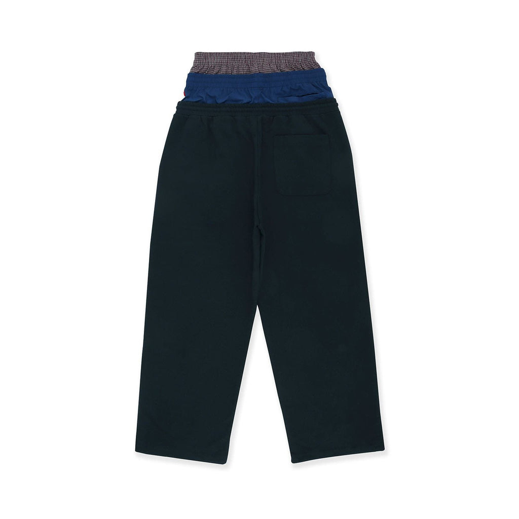 3 Layered Sweat Pants - Black