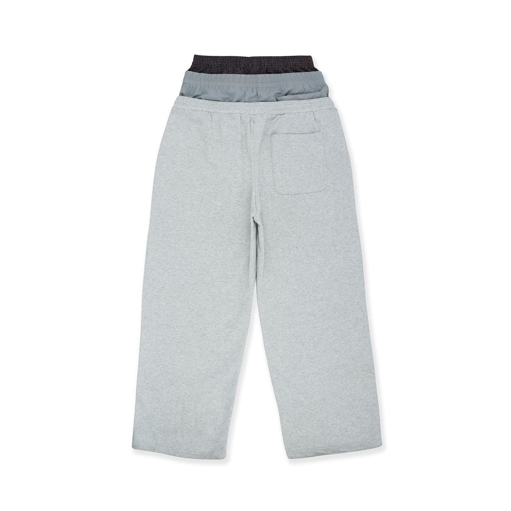 3 Layered Sweat Pants - Oatmeal Melange
