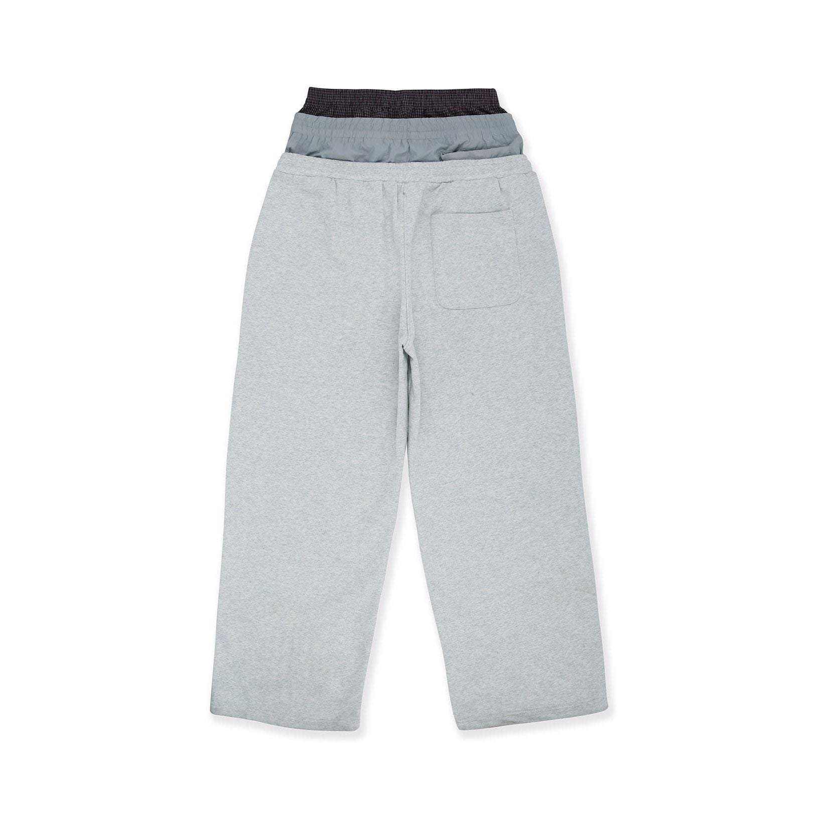 3 Layered Sweat Pants - Oatmeal Melange