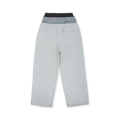 3 Layered Sweat Pants - Oatmeal Melange