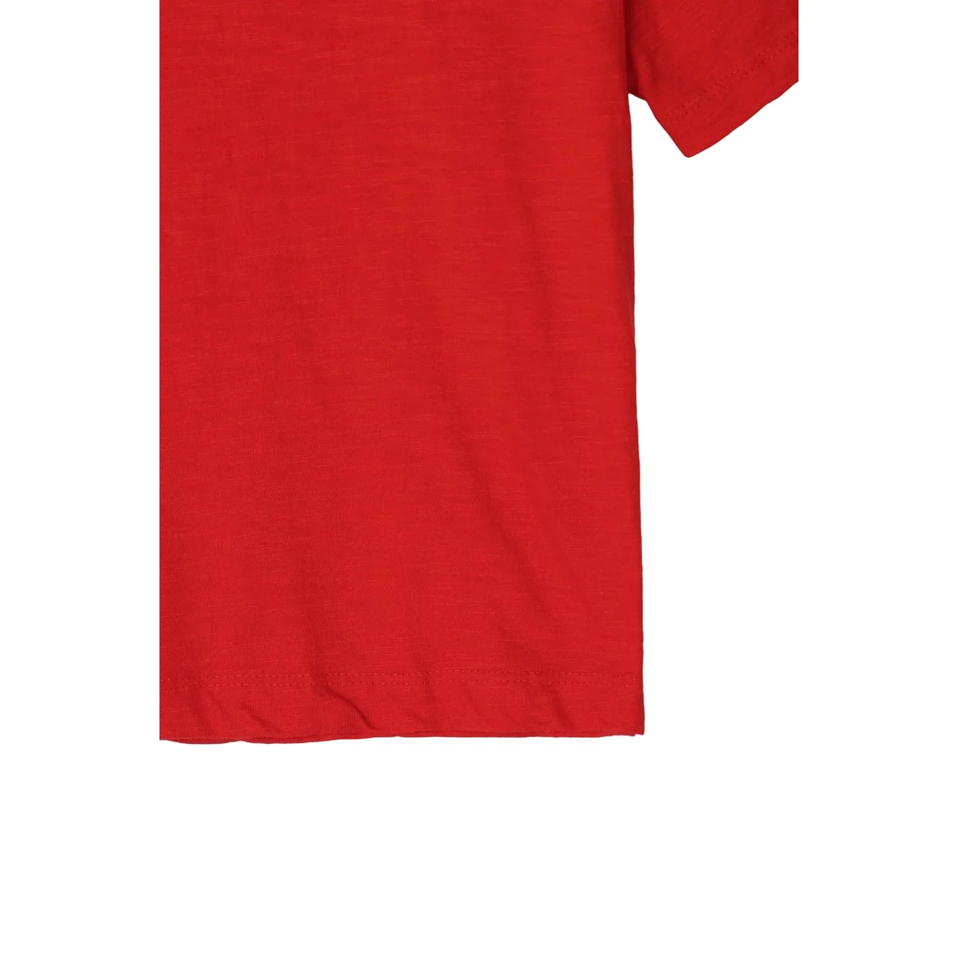 Vintage Poit Slap Crop Half Tee - Red / Grey / Black