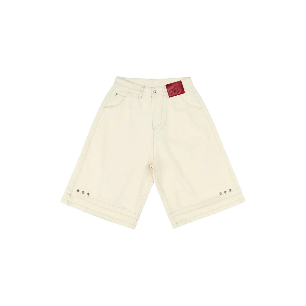 Insane® Rough Edge Jorts - White