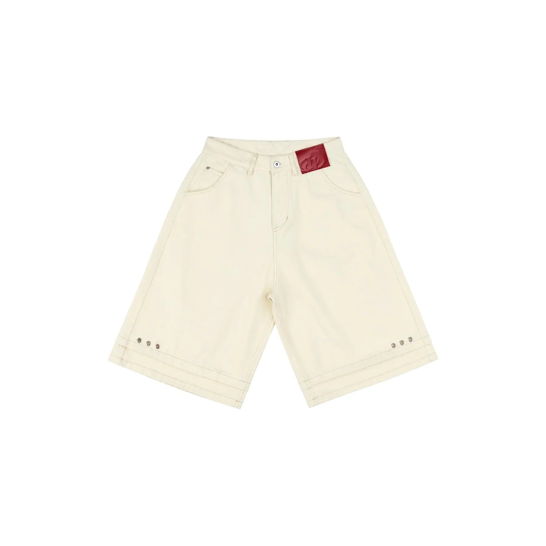 Insane® Rough Edge Jorts - White