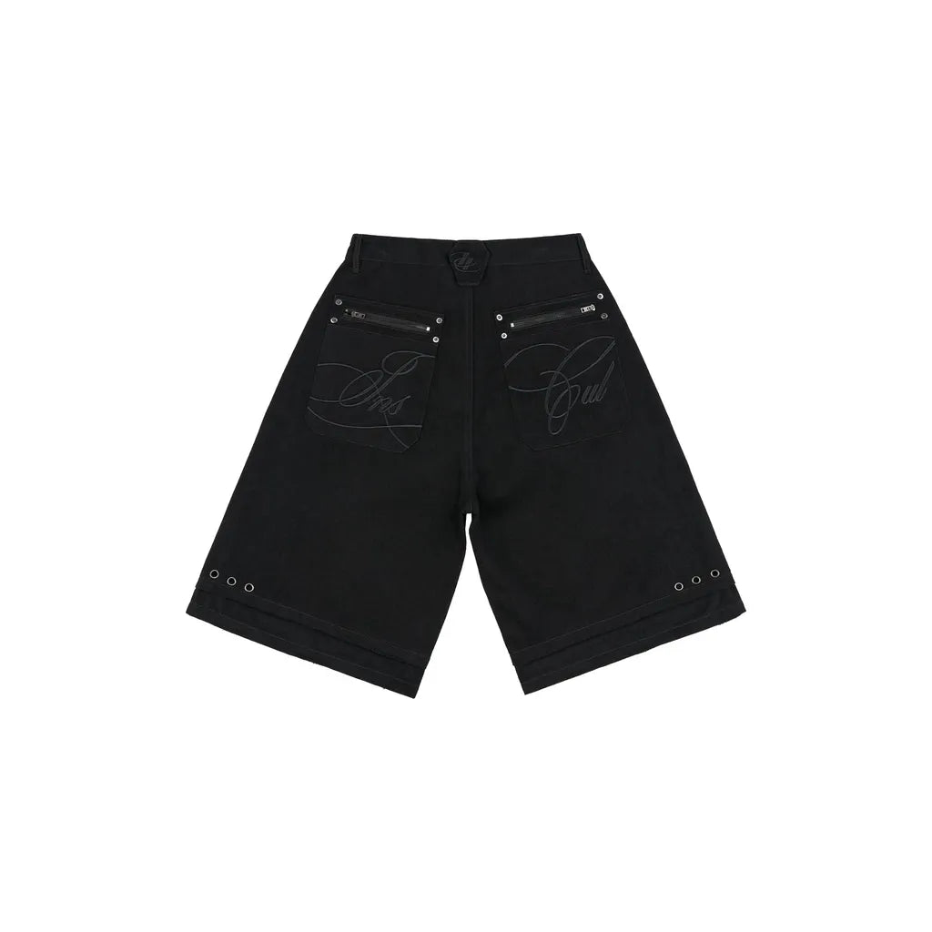 Insane® Rough Edge Jorts - Black