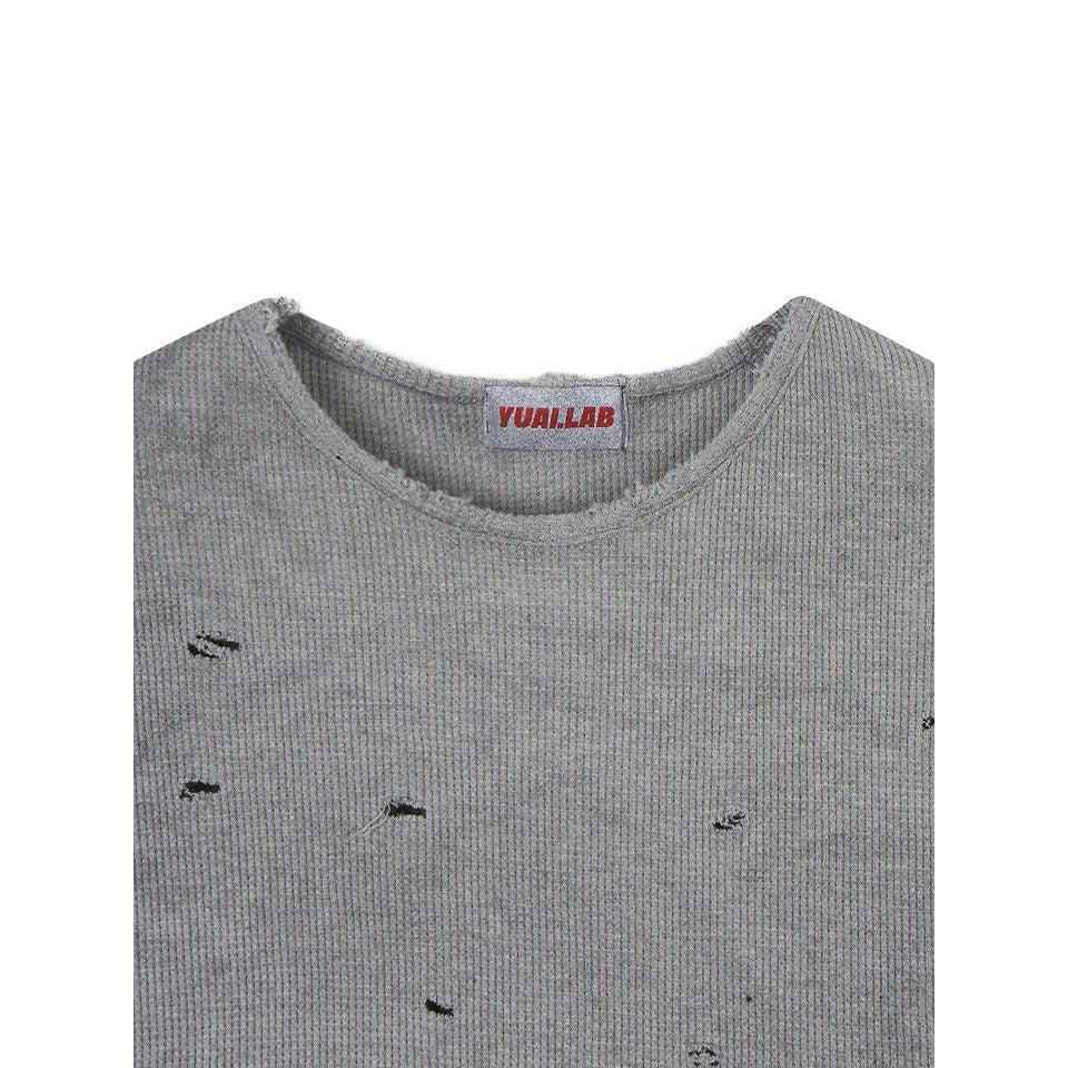 Relief Layered Tee - Grey / Black