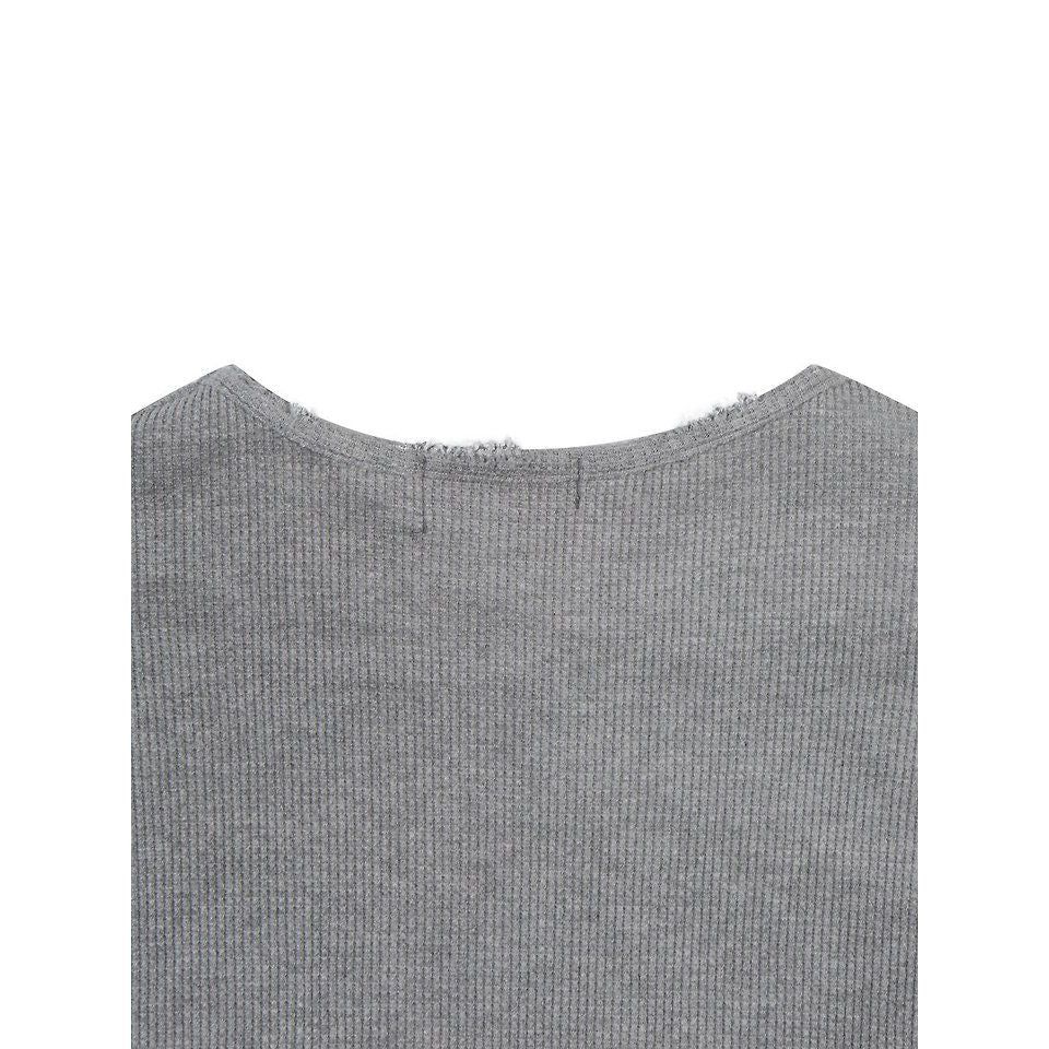 Relief Layered Tee - Grey / Black