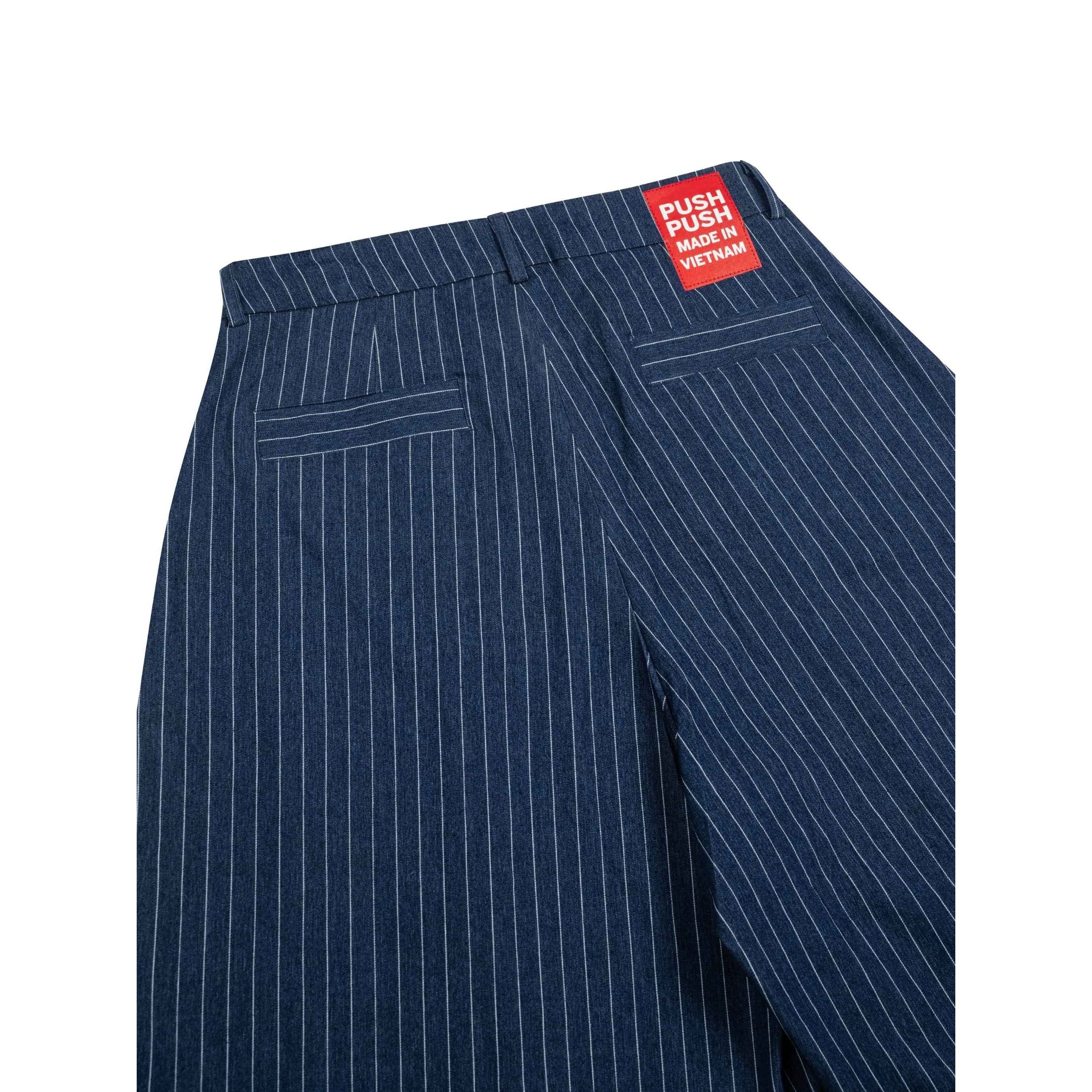 PP PINSTRIPE JORT - NAVY
