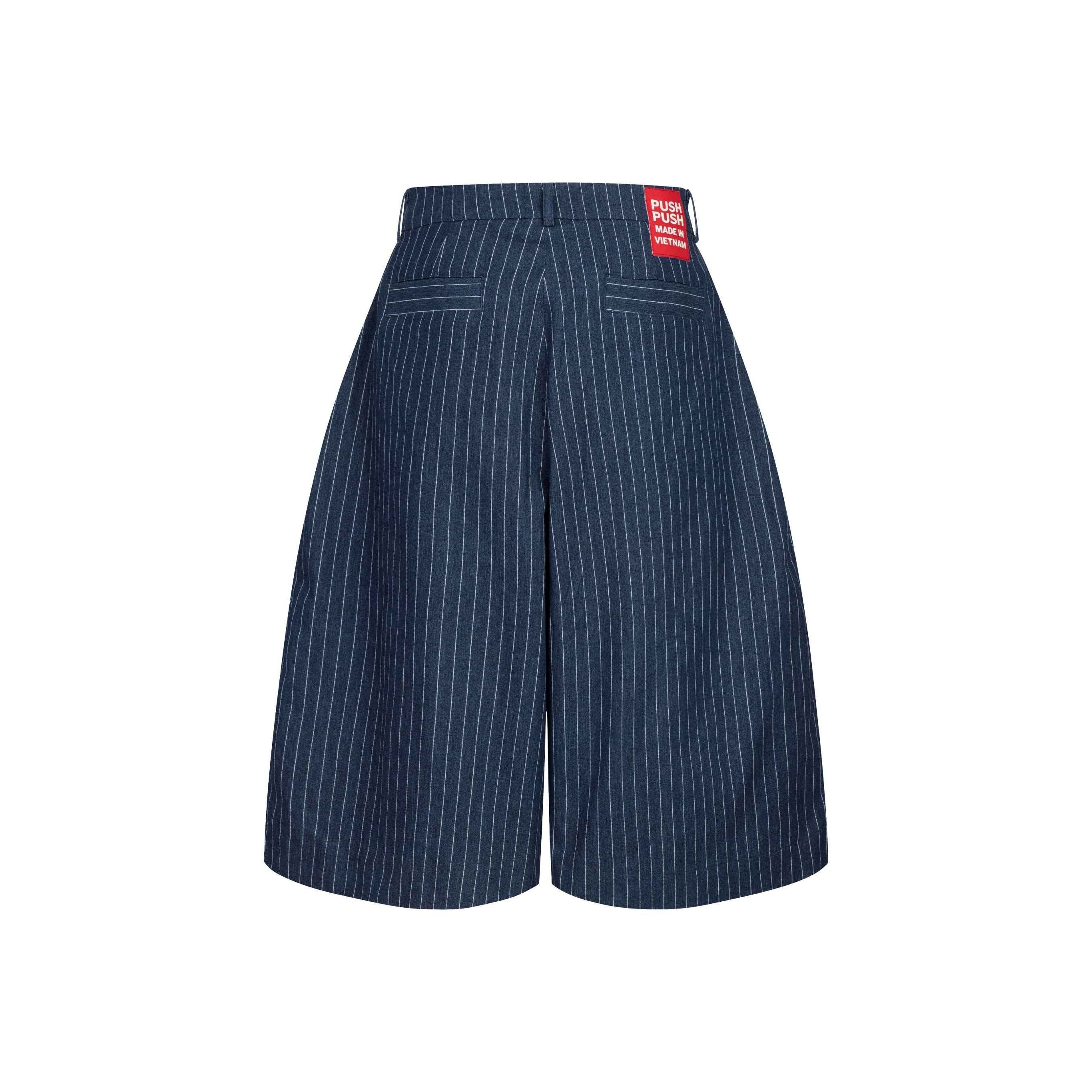 PP PINSTRIPE JORT - NAVY