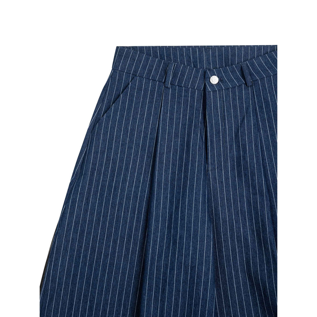 PP PINSTRIPE JORT - NAVY