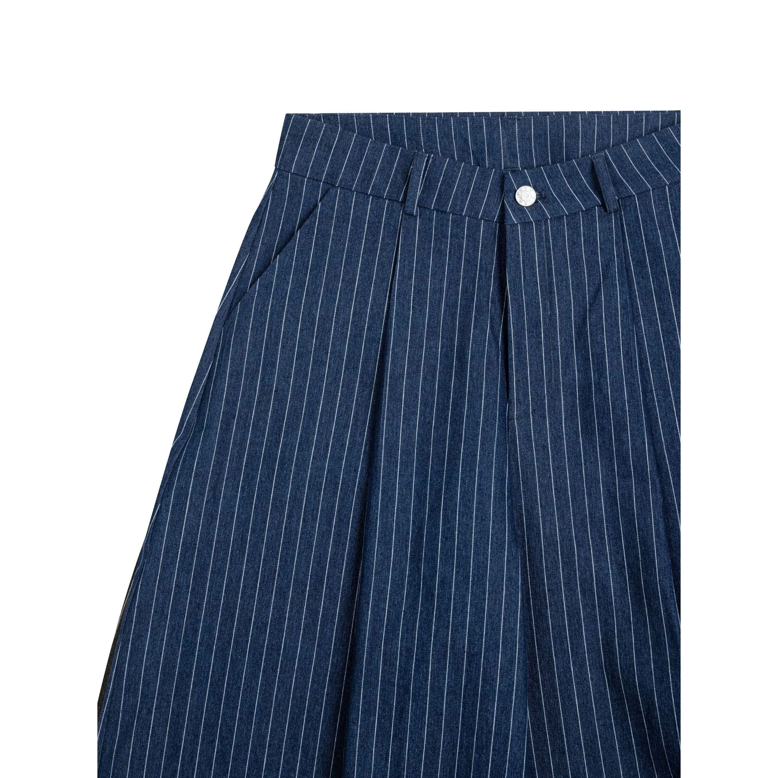 PP PINSTRIPE JORT - NAVY